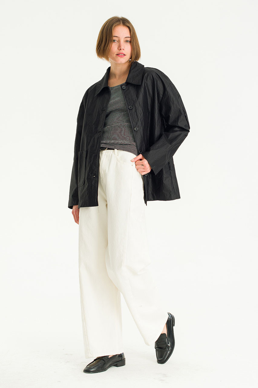 Marais Coated Jacket, Black