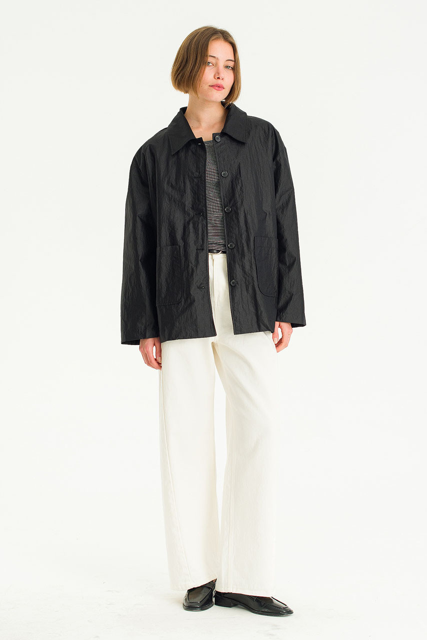 Marais Coated Jacket, Black