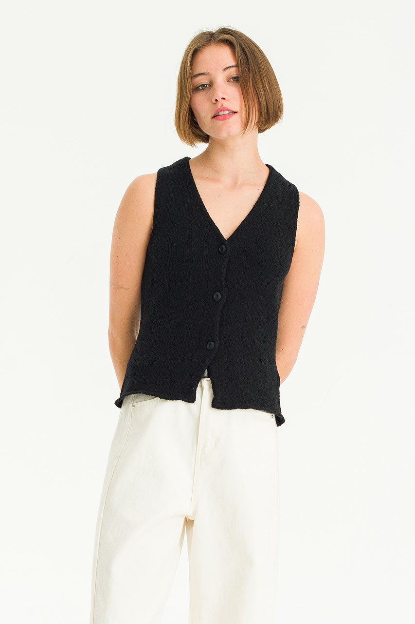 Teddy Muse Vest, Black