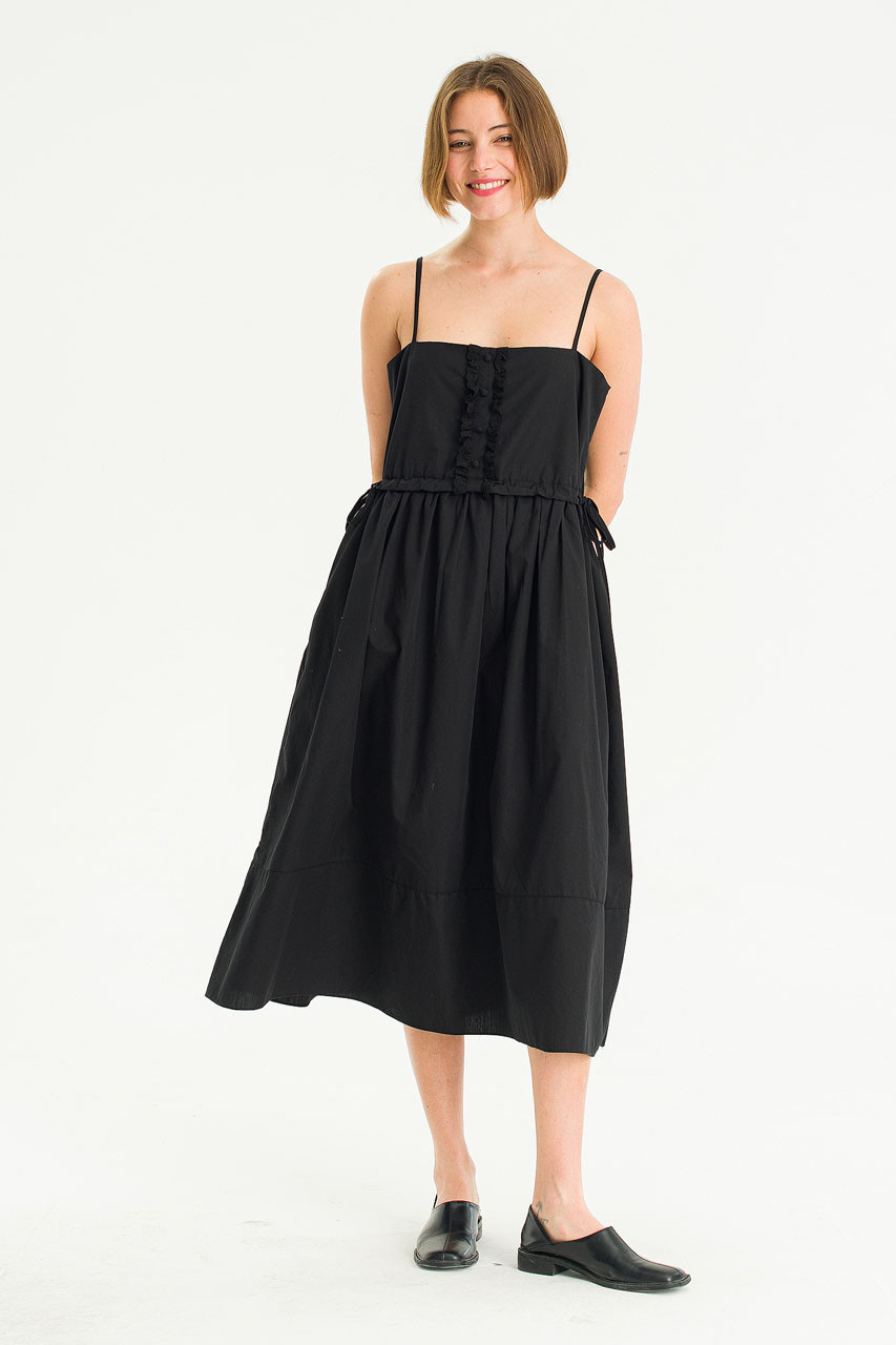 Flora Cami Dress, Black