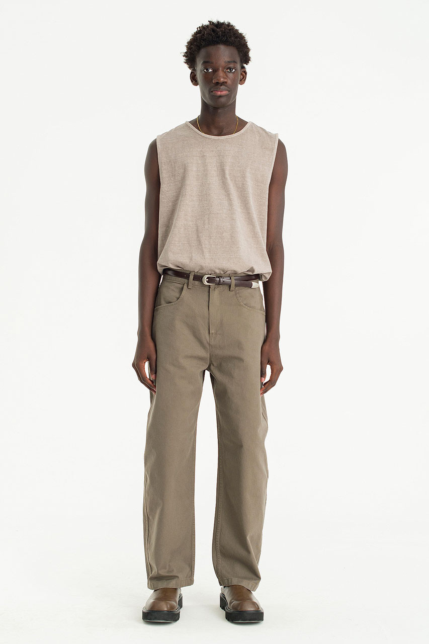 Menswear | Curved Workwear Pants, Mocha
