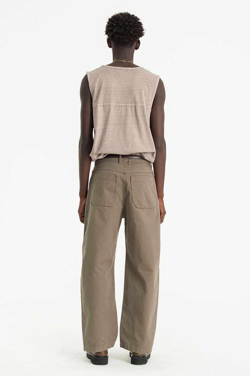 Menswear | Curved Workwear Pants, Mocha