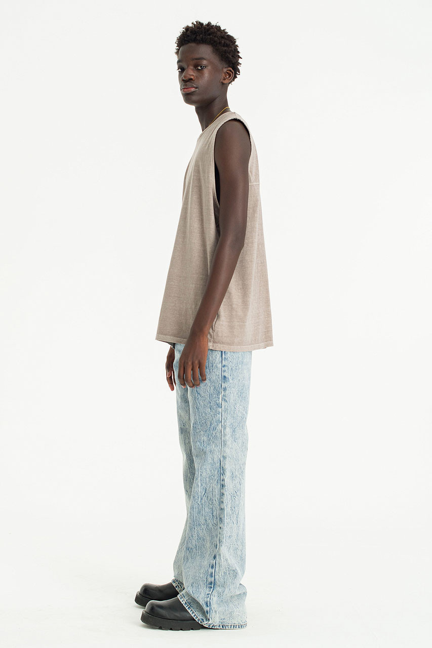 Menswear | Pigment Tank Top, Beige