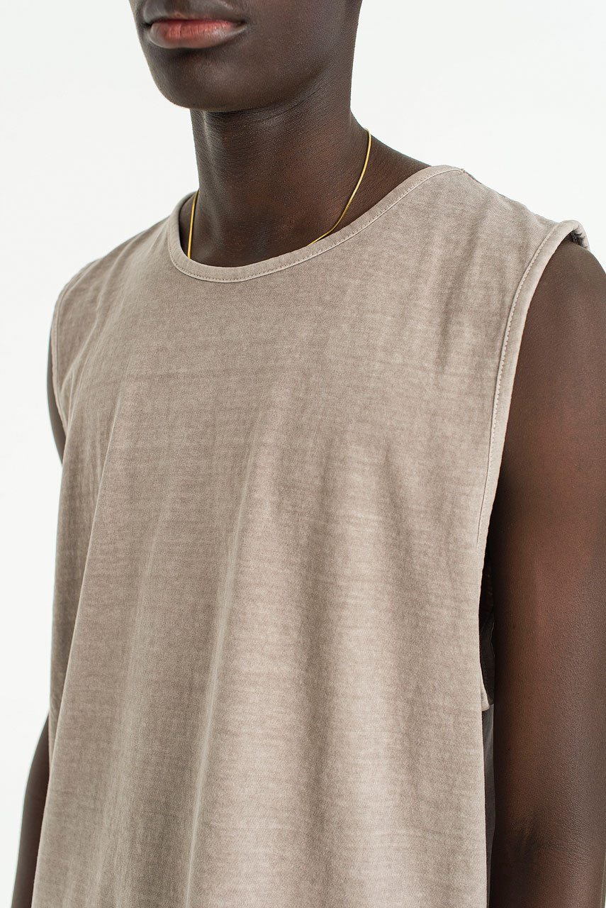 Menswear | Pigment Tank Top, Beige