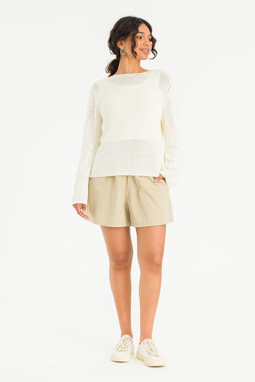 Heiko Lightweight Jumper, Ivory