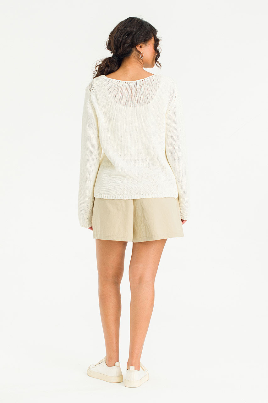 Heiko Lightweight Jumper, Ivory