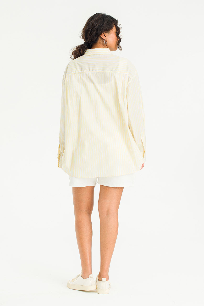 Koa Stripe Shirt, Lemon