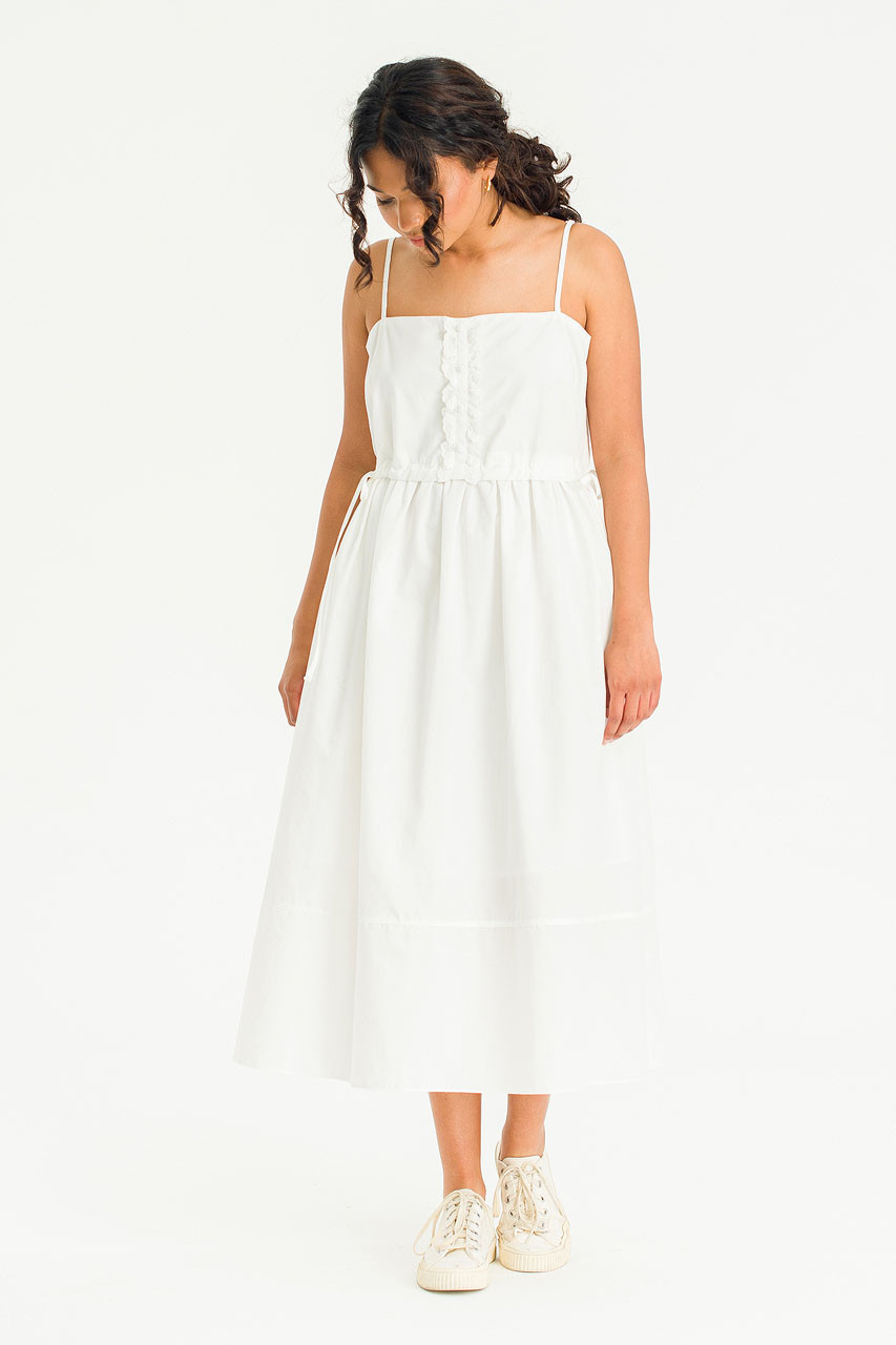 Flora Cami Dress, Ivory