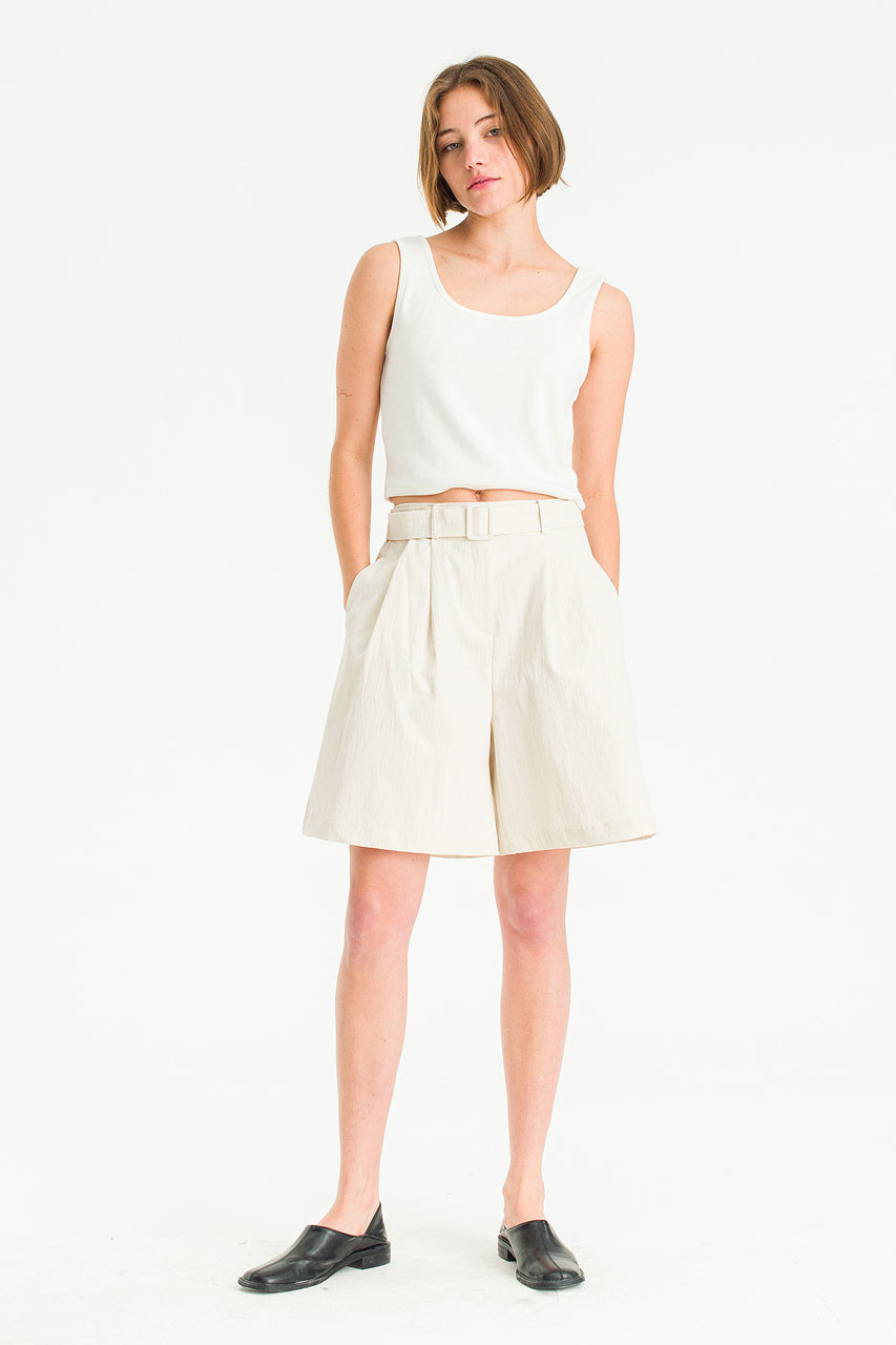 Vell Belted Short, Beige