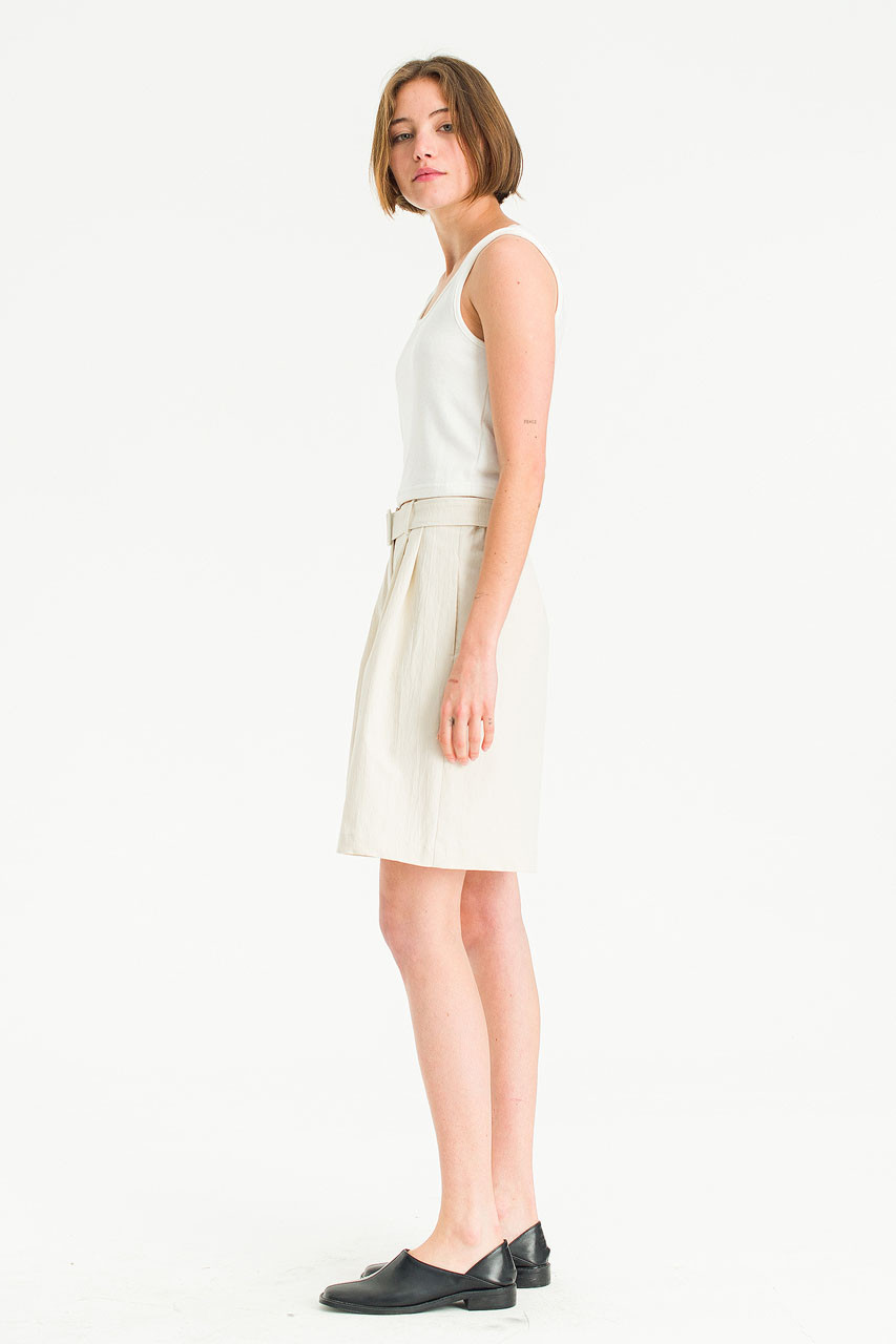 Vell Belted Short, Beige