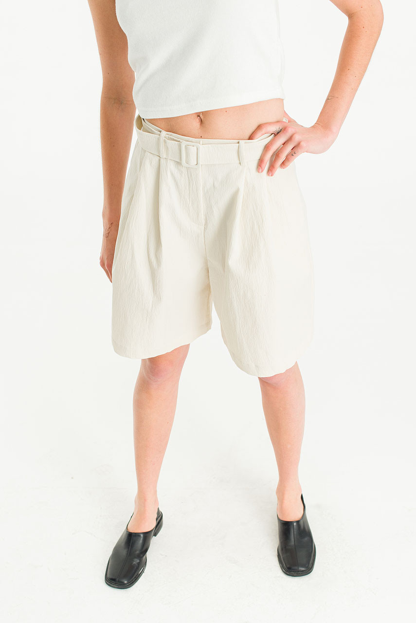 Vell Belted Short, Beige