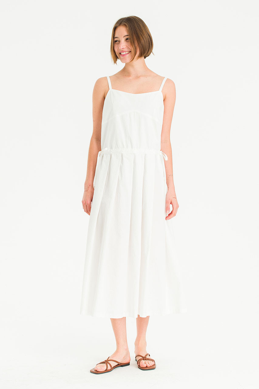 Atelier Tie Dress, Ivory