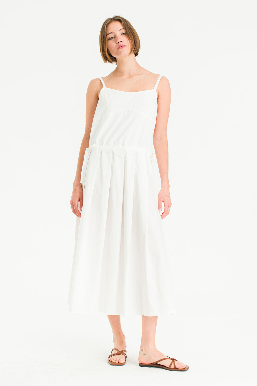 Atelier Tie Dress, Ivory