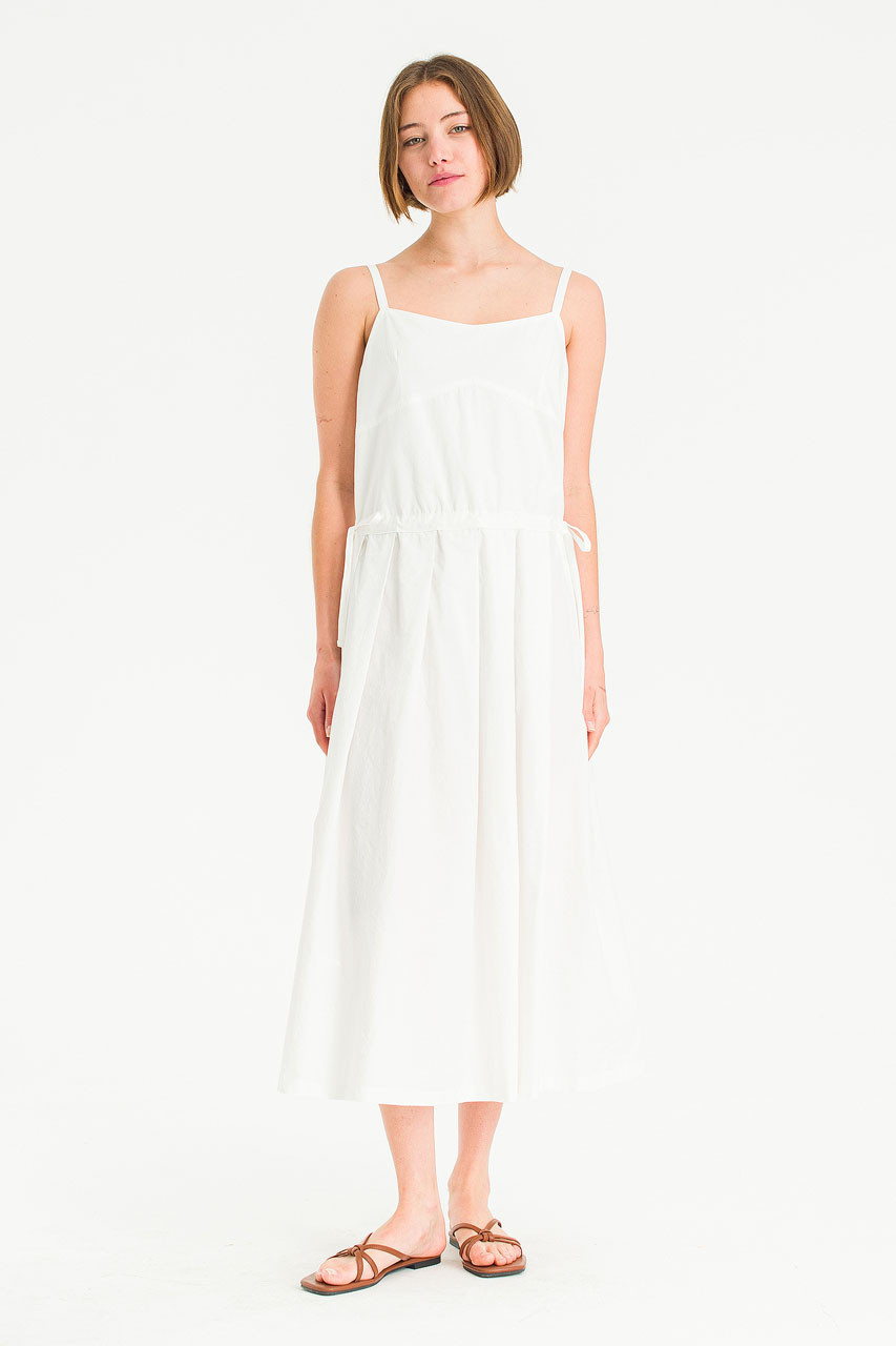 Atelier Tie Dress, Ivory