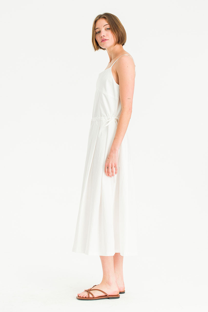Atelier Tie Dress, Ivory