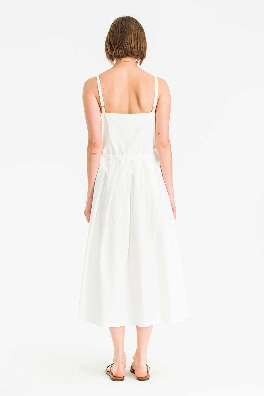 Atelier Tie Dress, Ivory