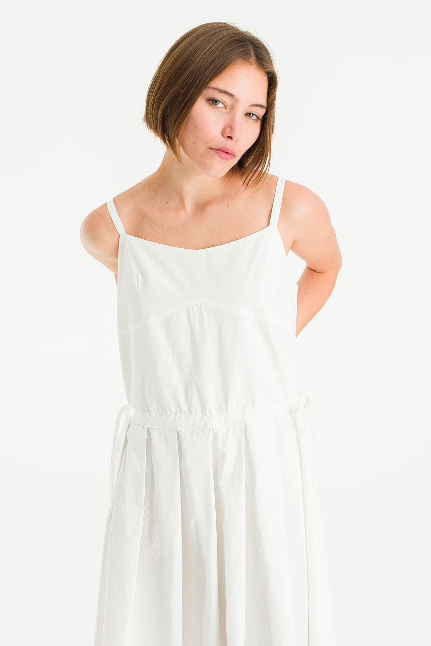 Atelier Tie Dress, Ivory