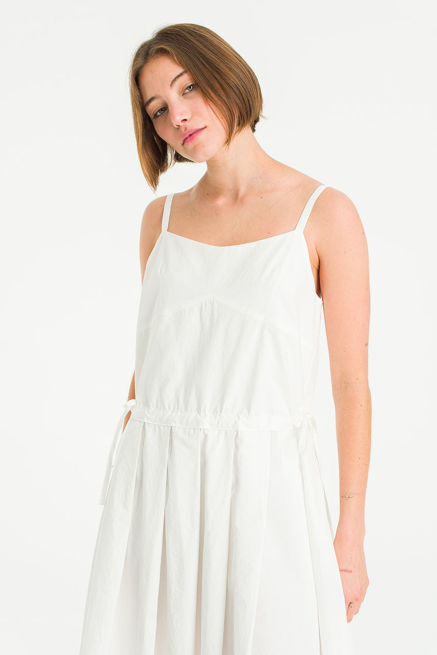 Atelier Tie Dress, Ivory