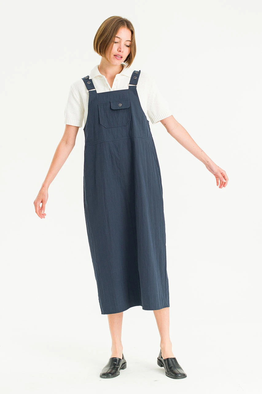 Field Pocket Dress, Navy
