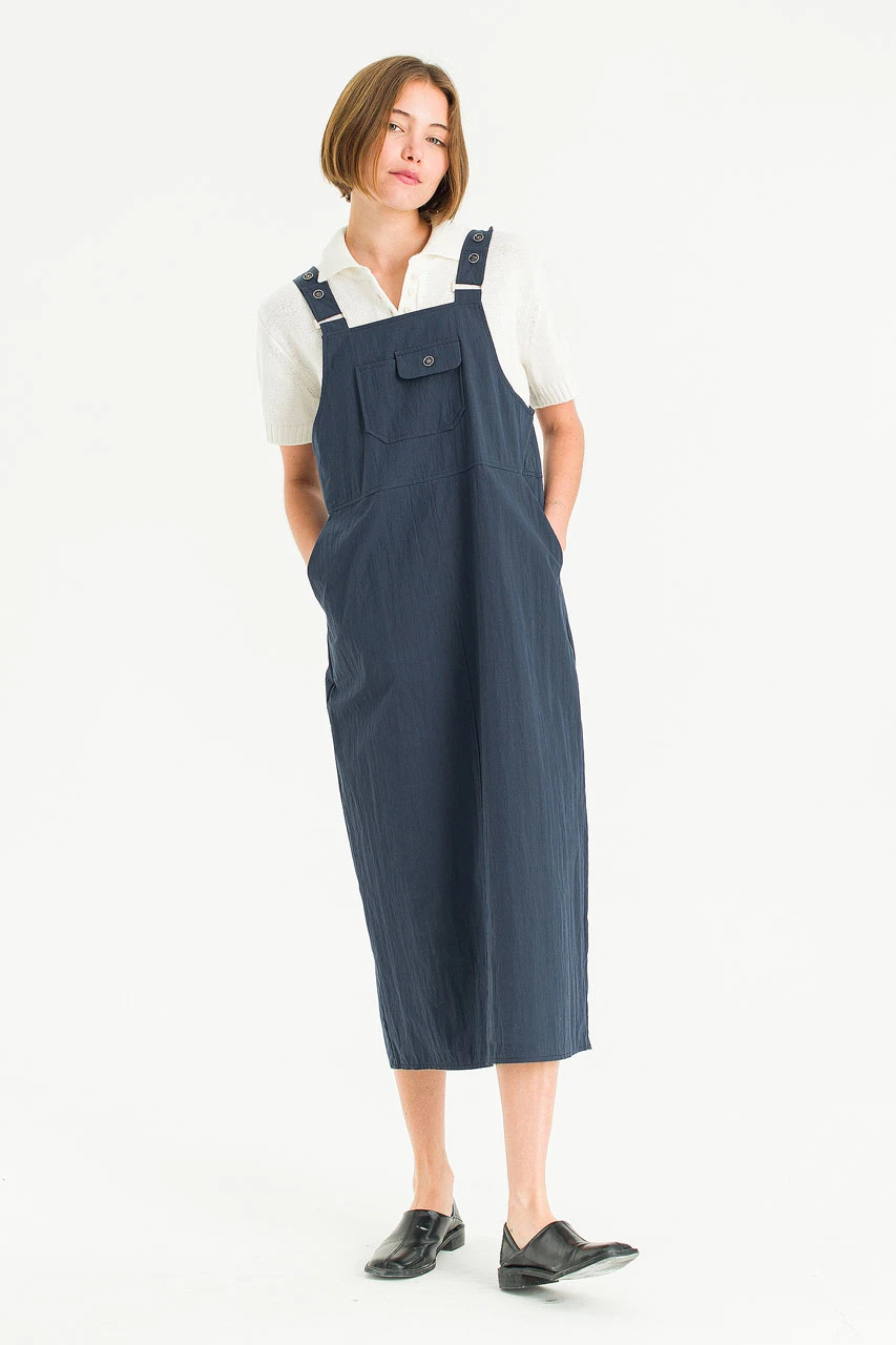 Field Pocket Dress, Navy