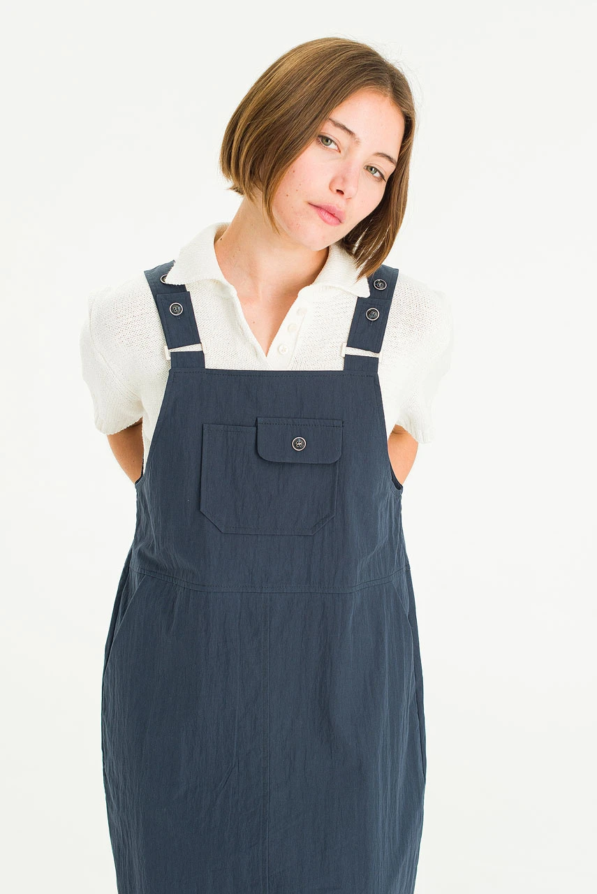 Field Pocket Dress, Navy