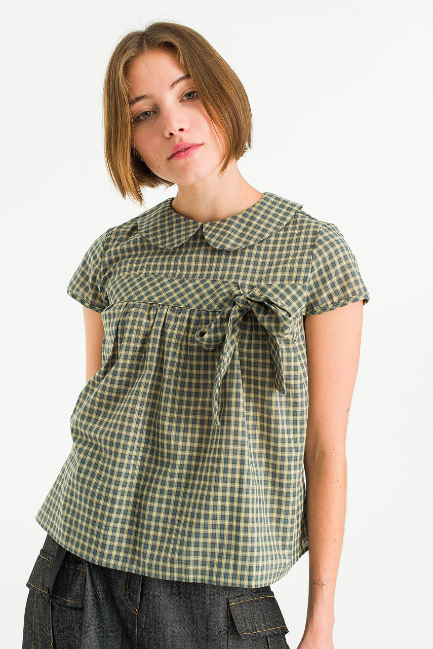 Eve Ribbon Blouse, Green
