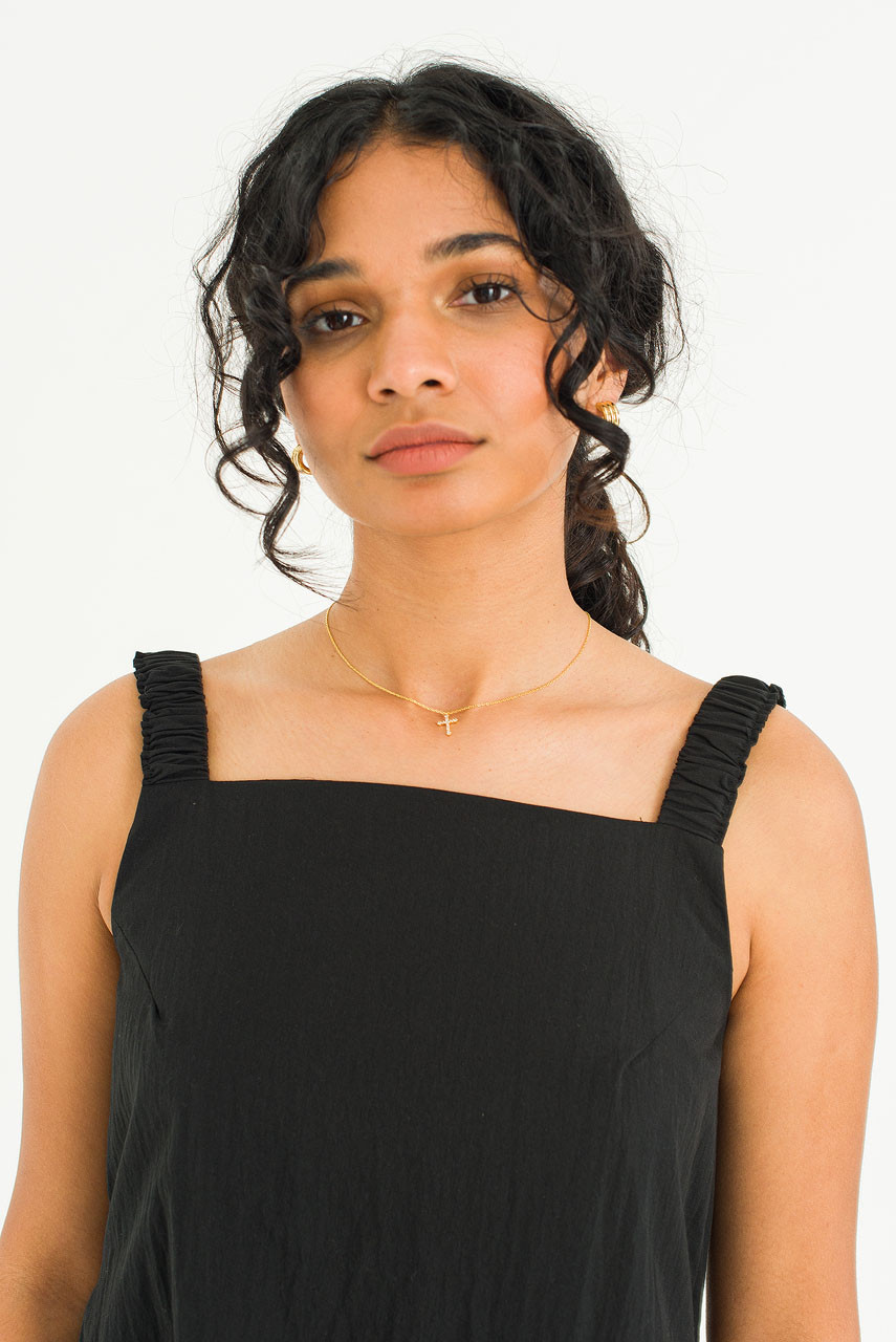 Cross Pendant Necklace, Gold