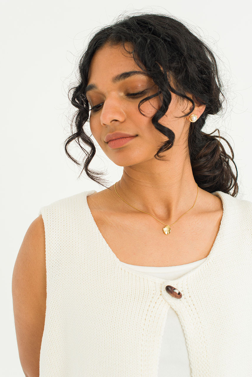 Mini Locket Neckacle, Gold