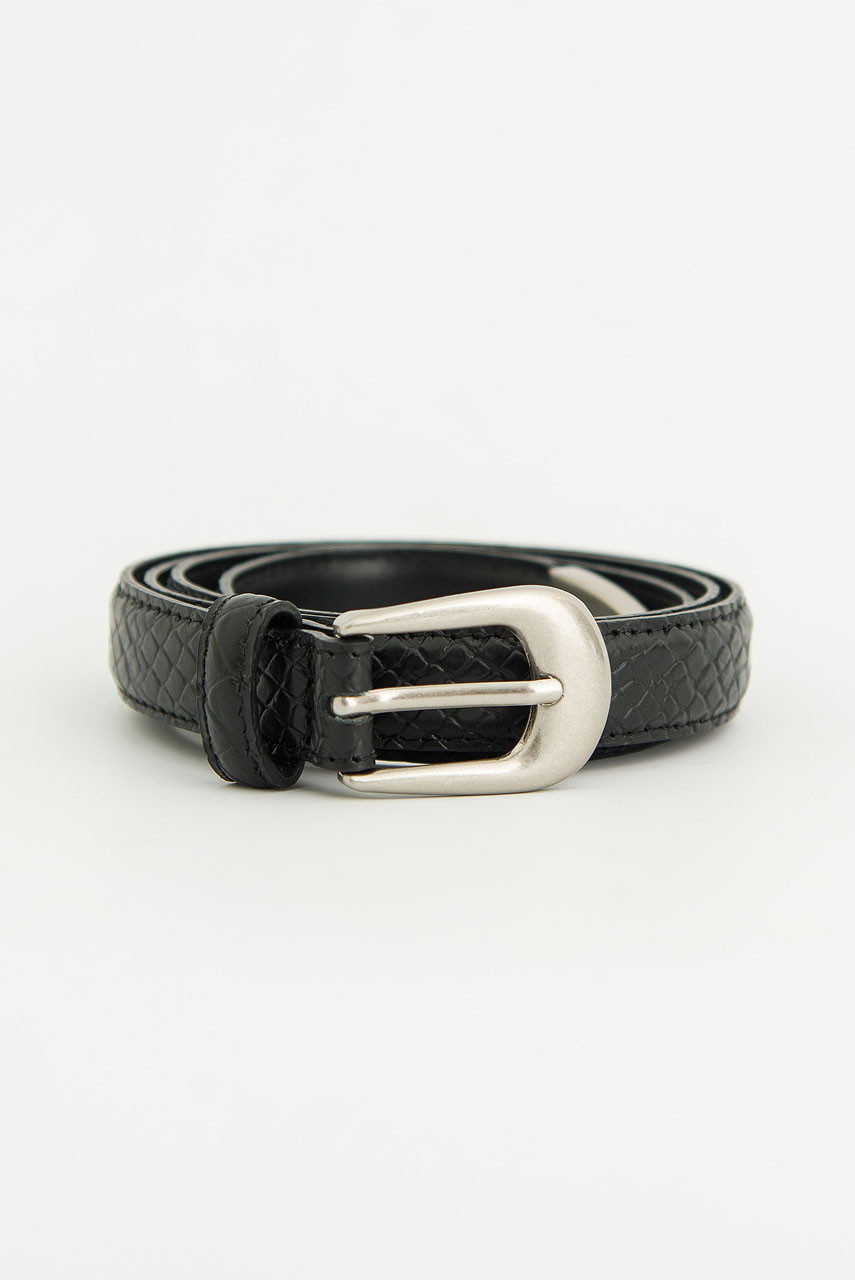 Menswear | Serpentine Rodeo Belt, Black