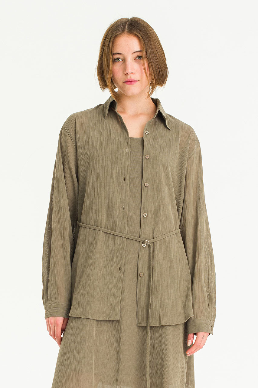 Drift Robe Shirt, Brown