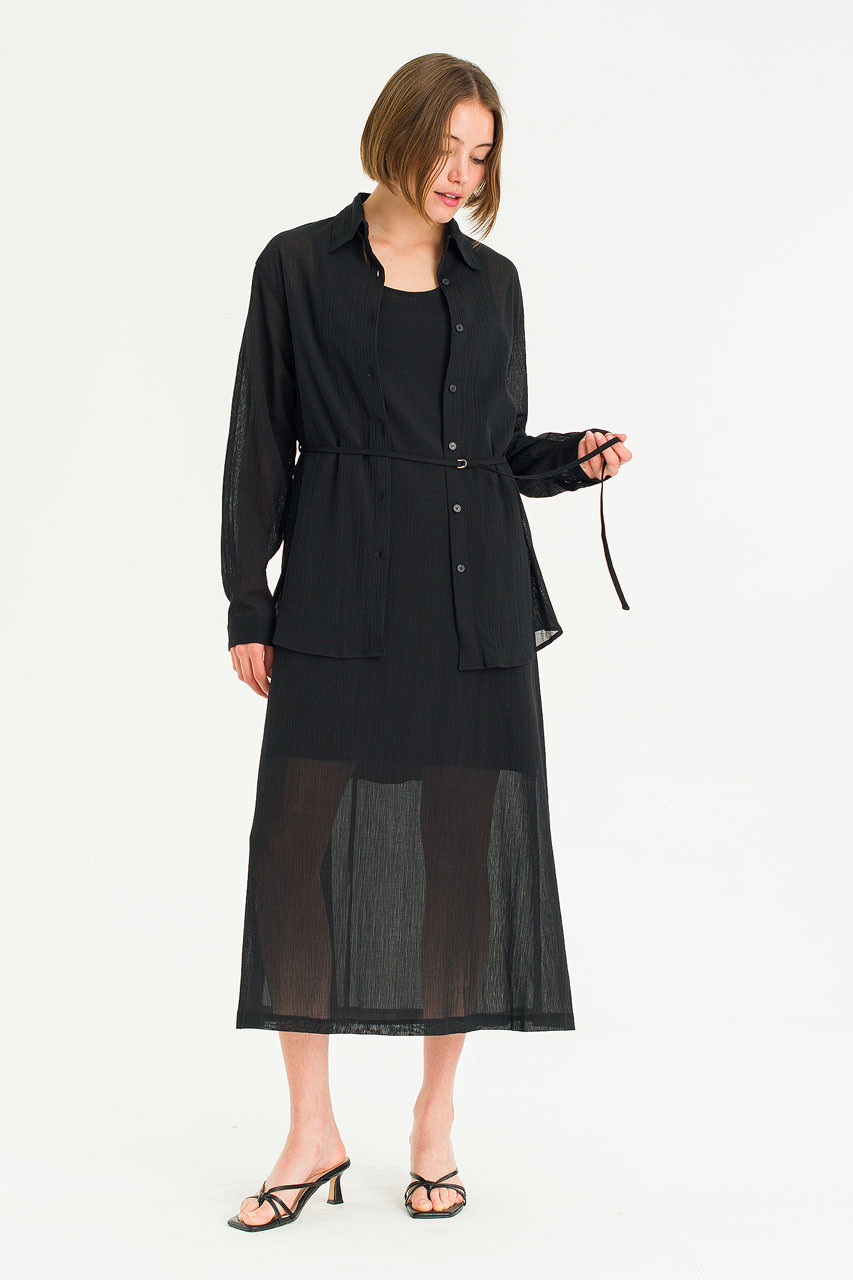Drift Robe Shirt, Black