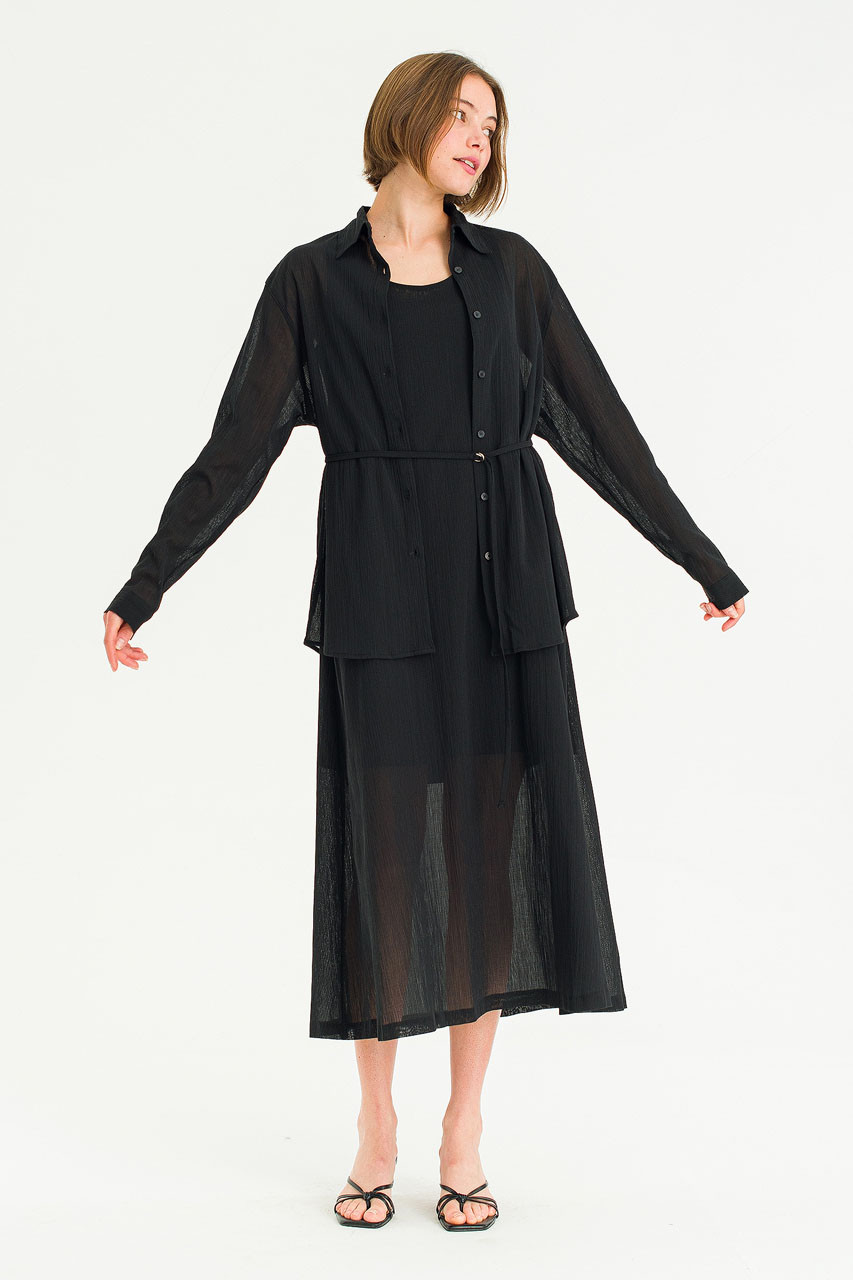 Drift Robe Shirt, Black