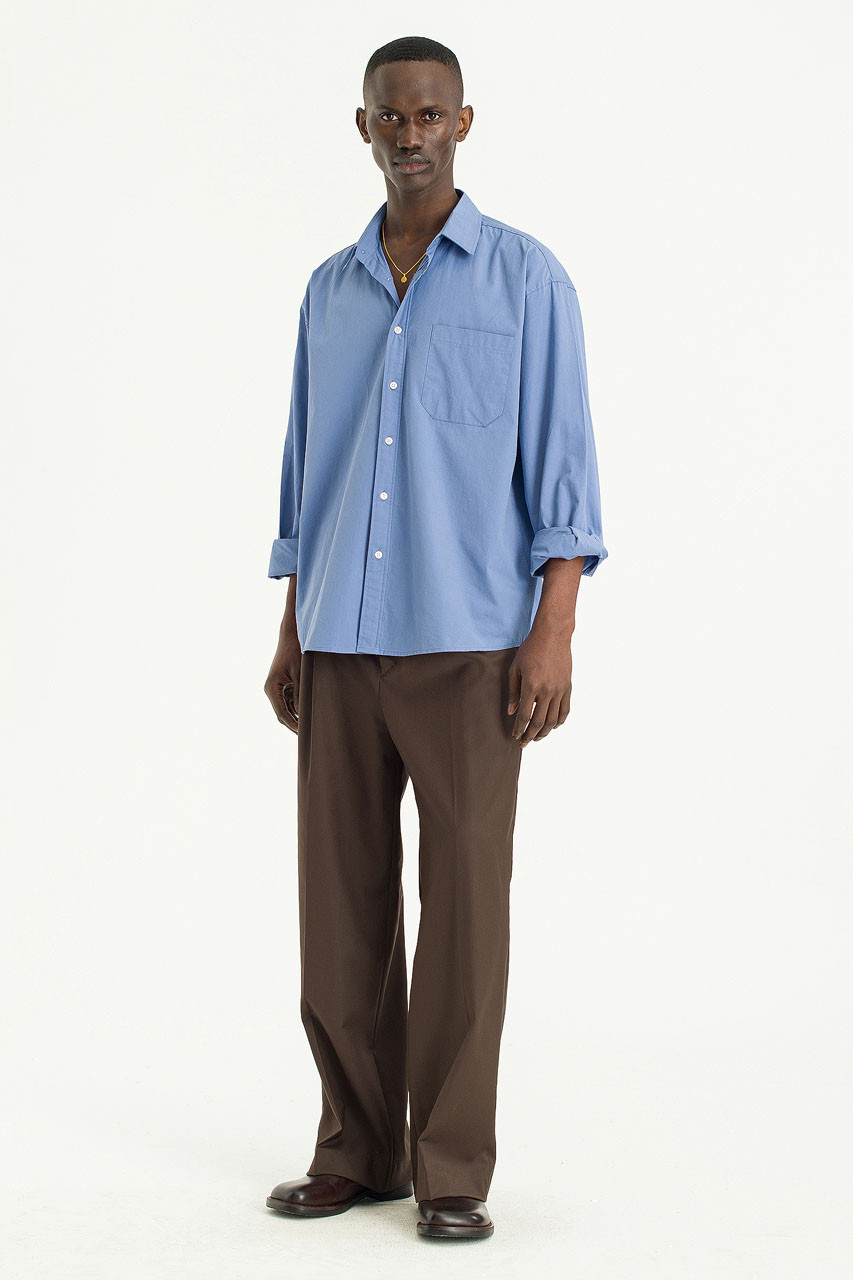 Menswear | Washed Cotton Shirt, Sora