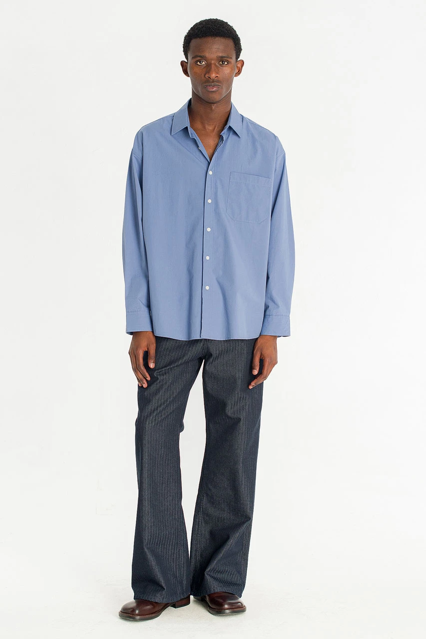 Menswear | Washed Cotton Shirt, Sora