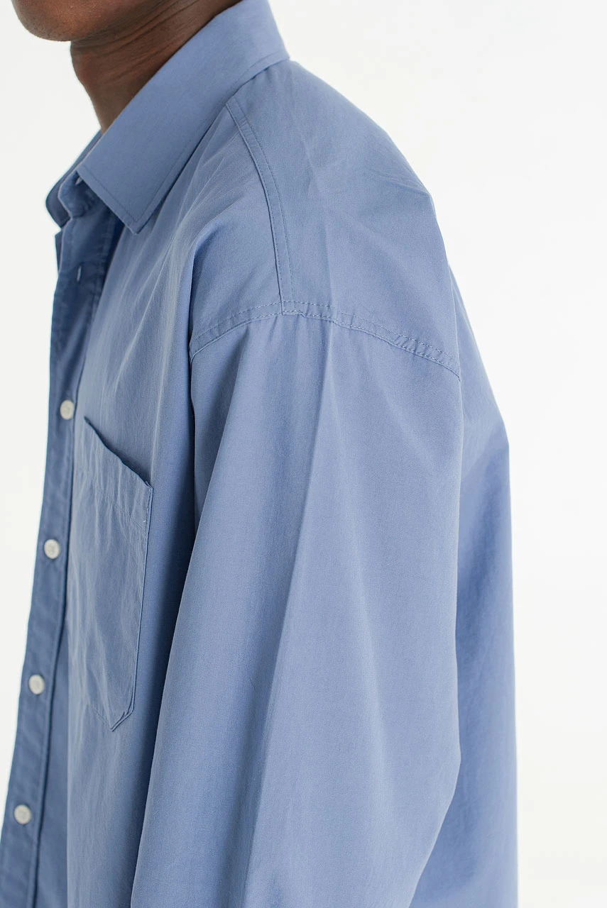 Menswear | Washed Cotton Shirt, Sora