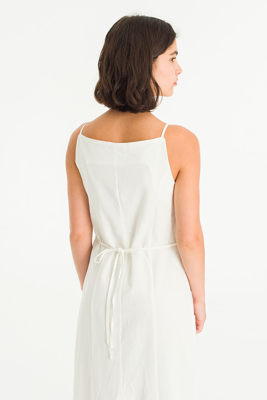 Monday Linen Dress, Ivory