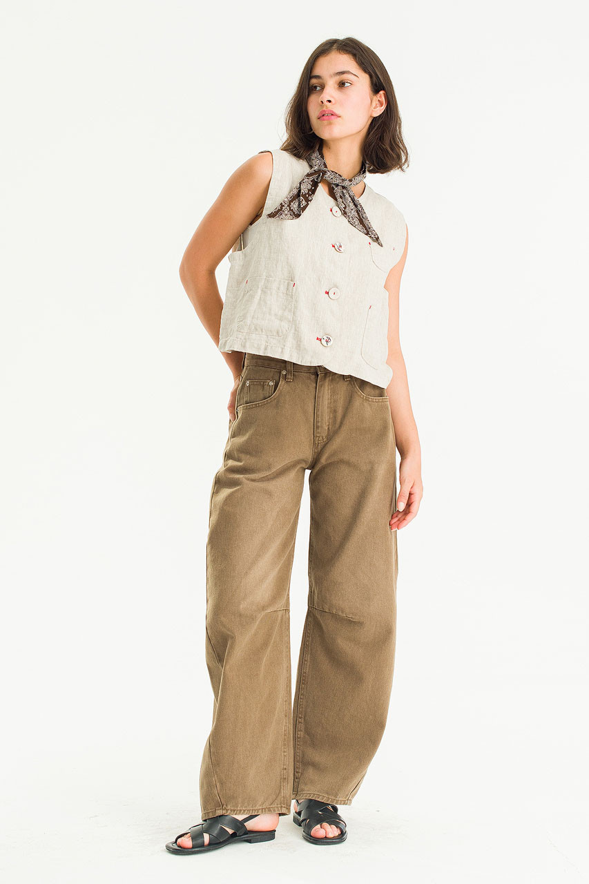 Dust Fade Cationic Jean, Brown