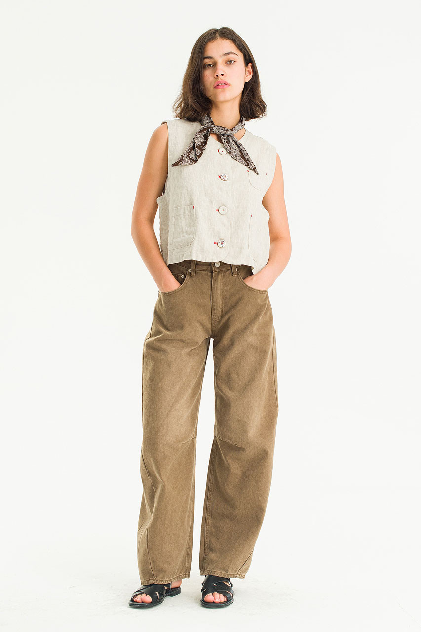 Dust Fade Cationic Jean, Brown