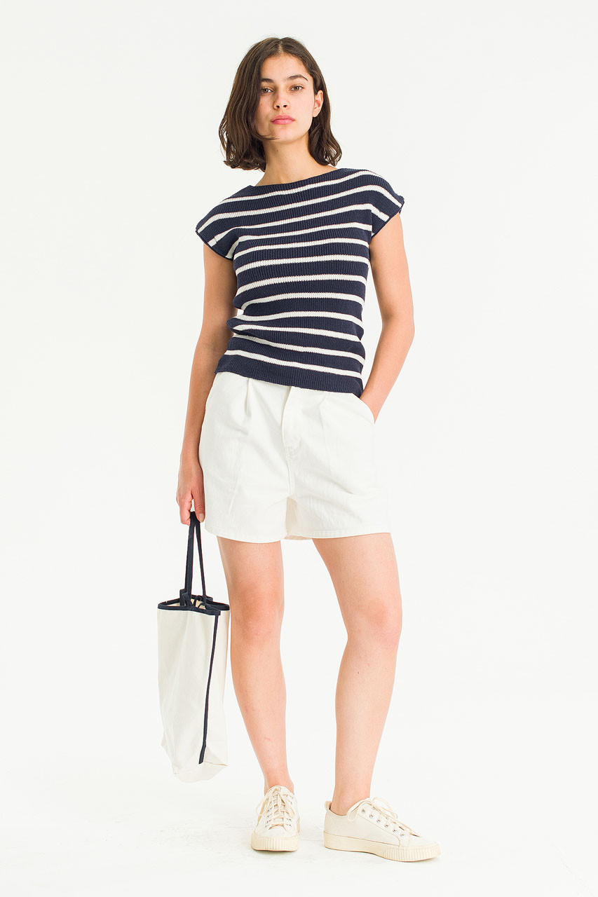 Lucie Cotton Short, White