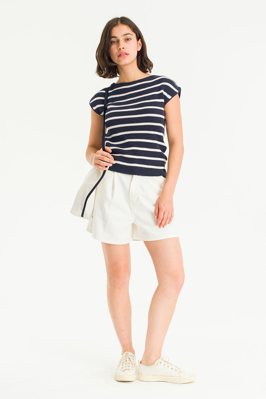 Lucie Cotton Short, White