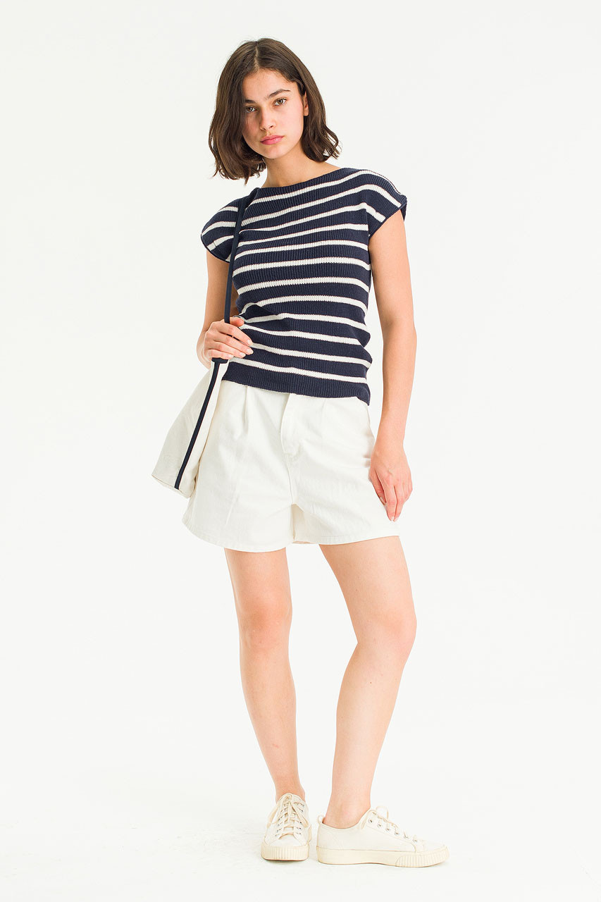 Lucie Cotton Short, White