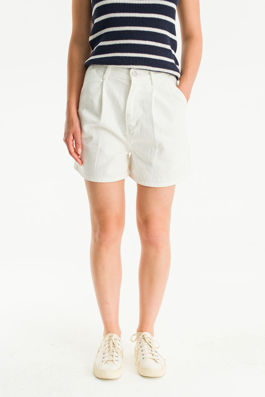 Lucie Cotton Short, White