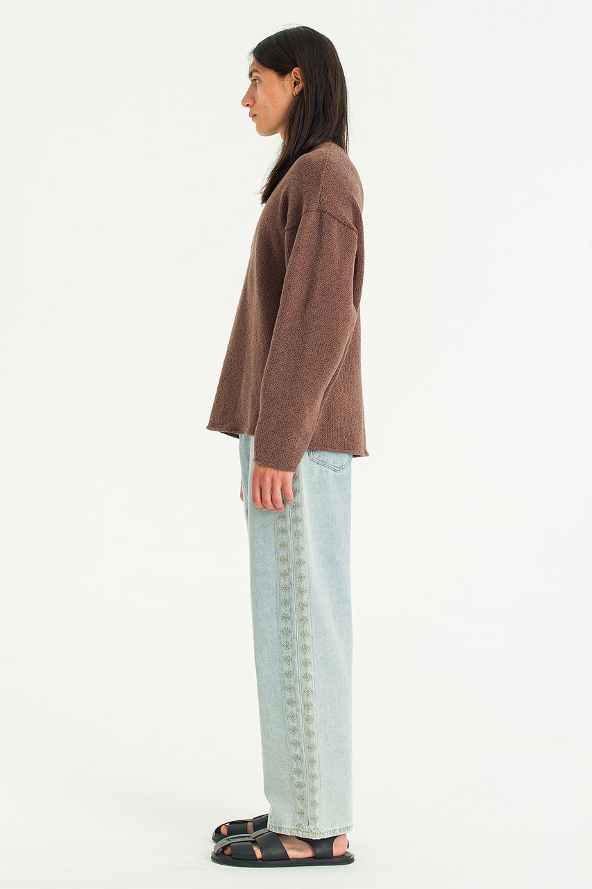 Menswear | Loose-Fit Knit, Brown