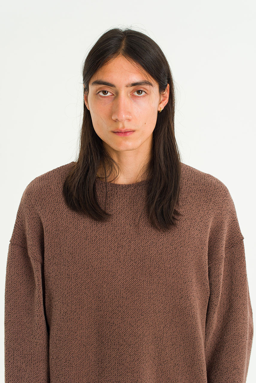 Menswear | Loose-Fit Knit, Brown