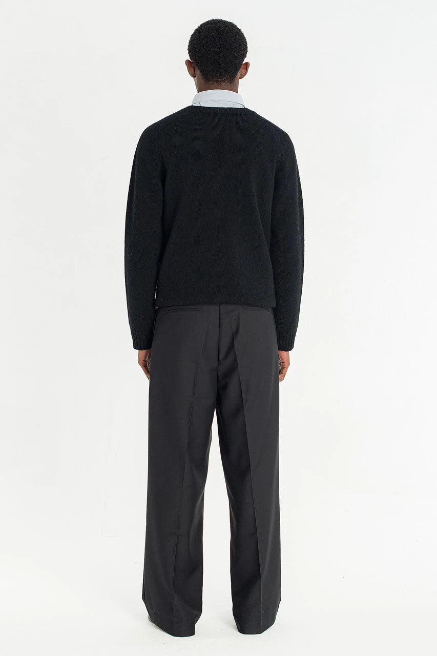 Menswear | Lochfield Wool Seamless Jumper, Black