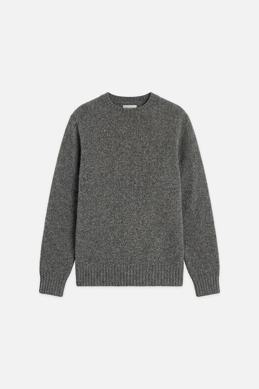 Menswear | Lochfield Wool Seamless Jumper, Dark Grey