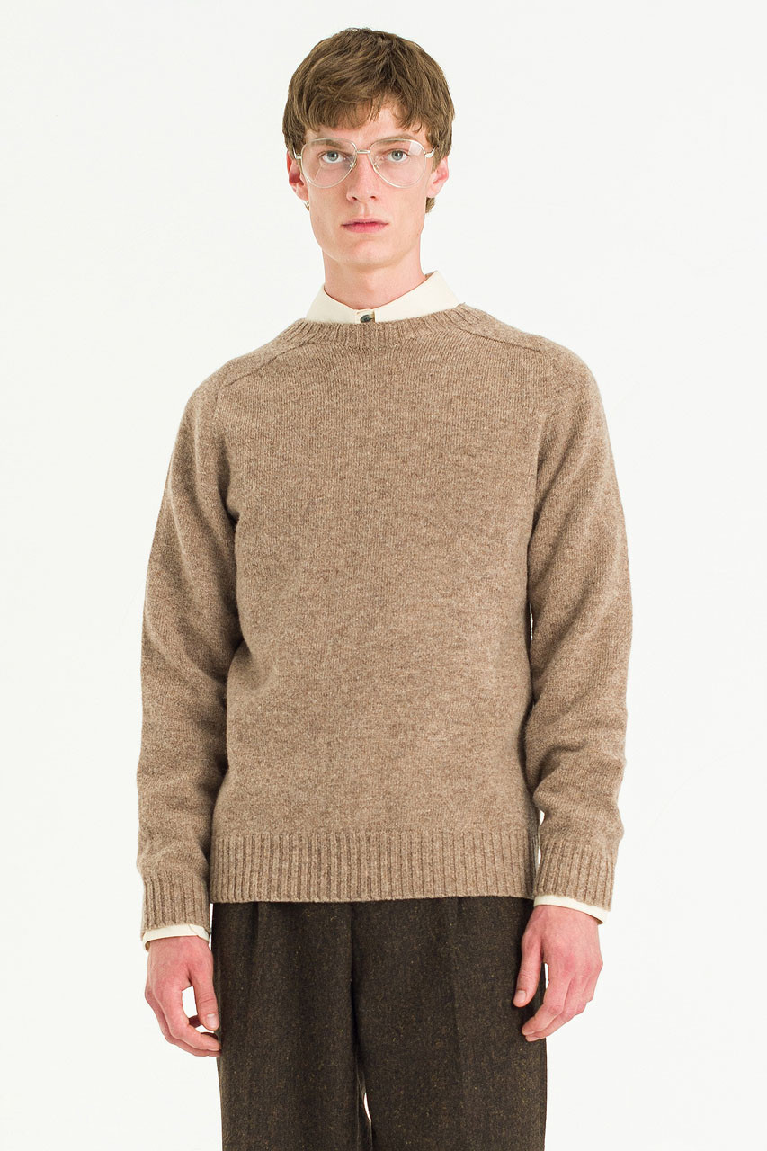 Menswear | Lochfield Wool Seamless Jumper, Brown