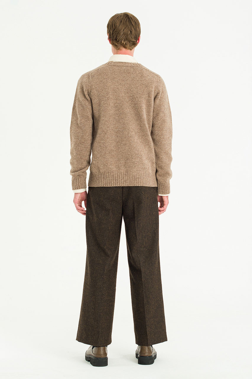 Menswear | Lochfield Wool Seamless Jumper, Brown
