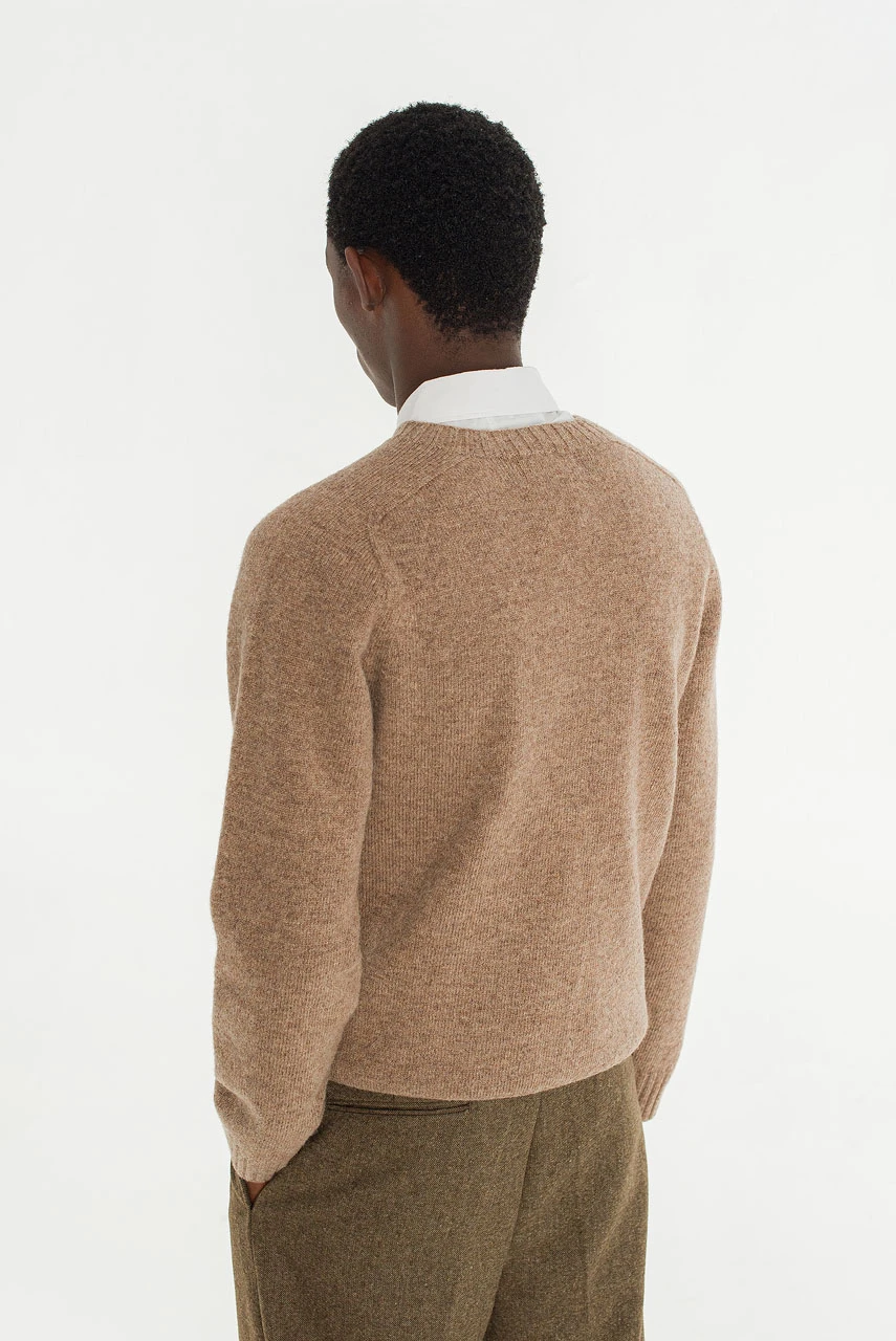 Menswear | Lochfield Wool Seamless Jumper, Brown