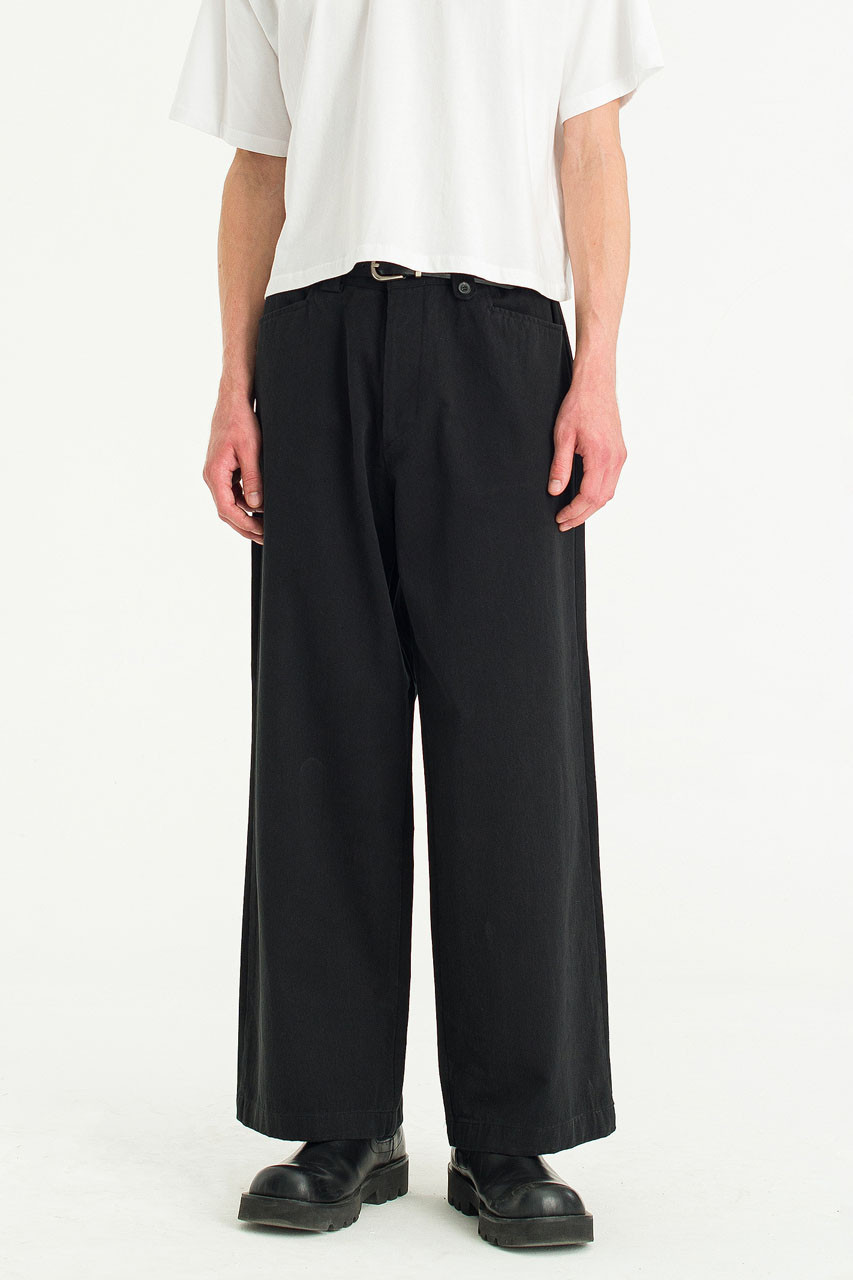 Menswear | Tab Pants, Black